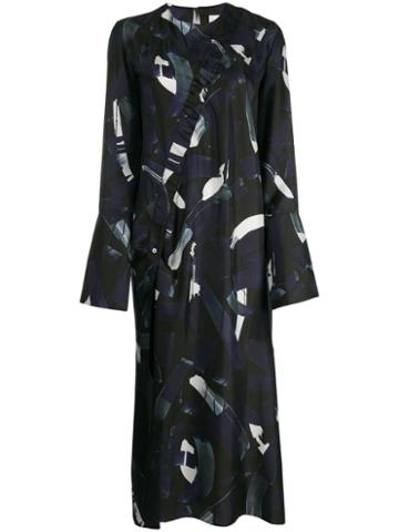 Studio Nicholson Amu Printed Dress - Blue
