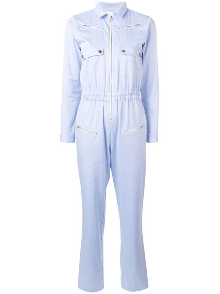 Carolina Ritzler Utility Zipped Jumpsuit - Blue