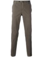 Pt01 Stretch Tapered Trousers, Men's, Size: 54, Grey, Cotton/spandex/elastane