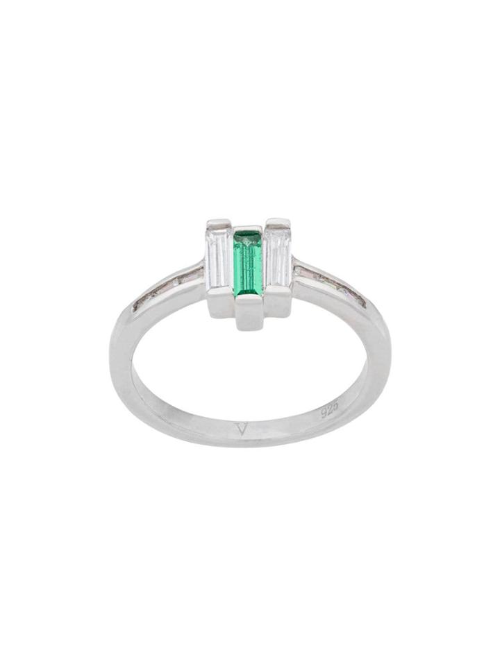 V By Laura Vann Chrysler Ring - Silver