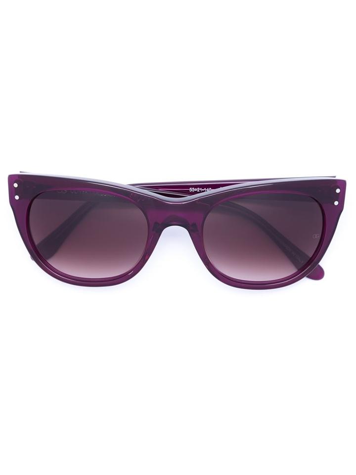 Oliver Goldsmith 'lancelot' Sunglasses, Women's, Pink/purple, Acetate