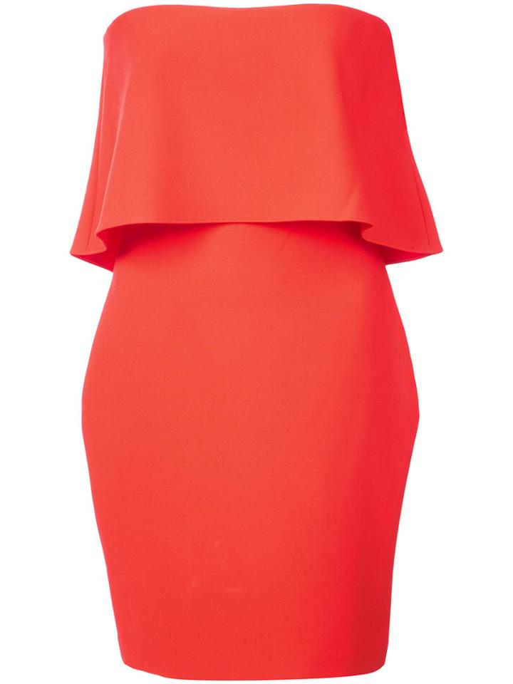 Likely Strapless Fitted Dress - Red