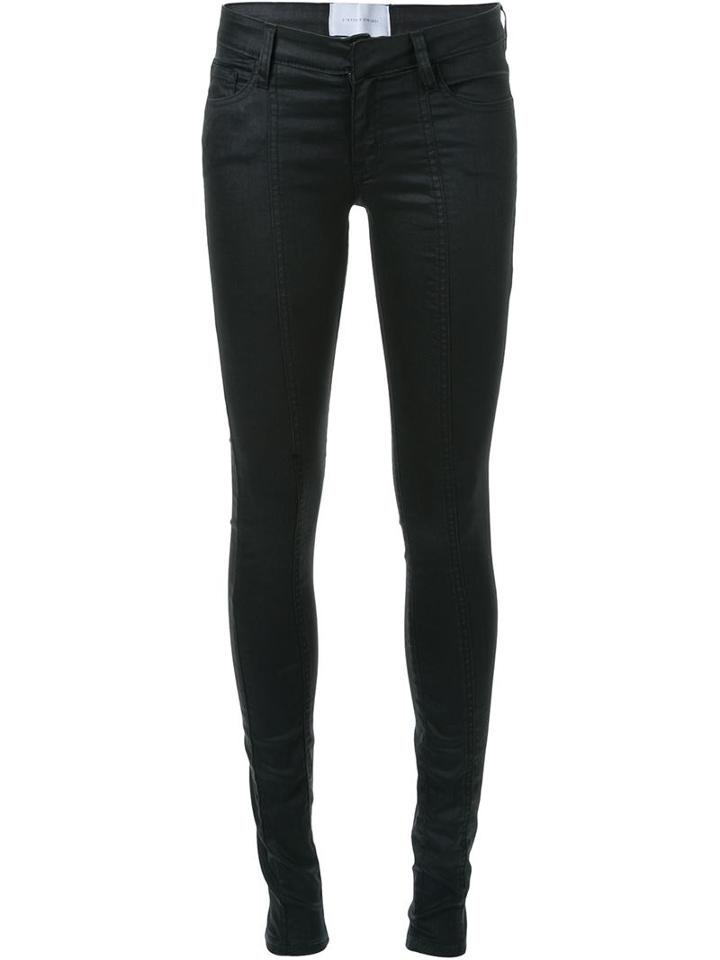 Strateas Carlucci Skinny Jeans, Women's, Size: L, Black, Cotton/spandex/elastane
