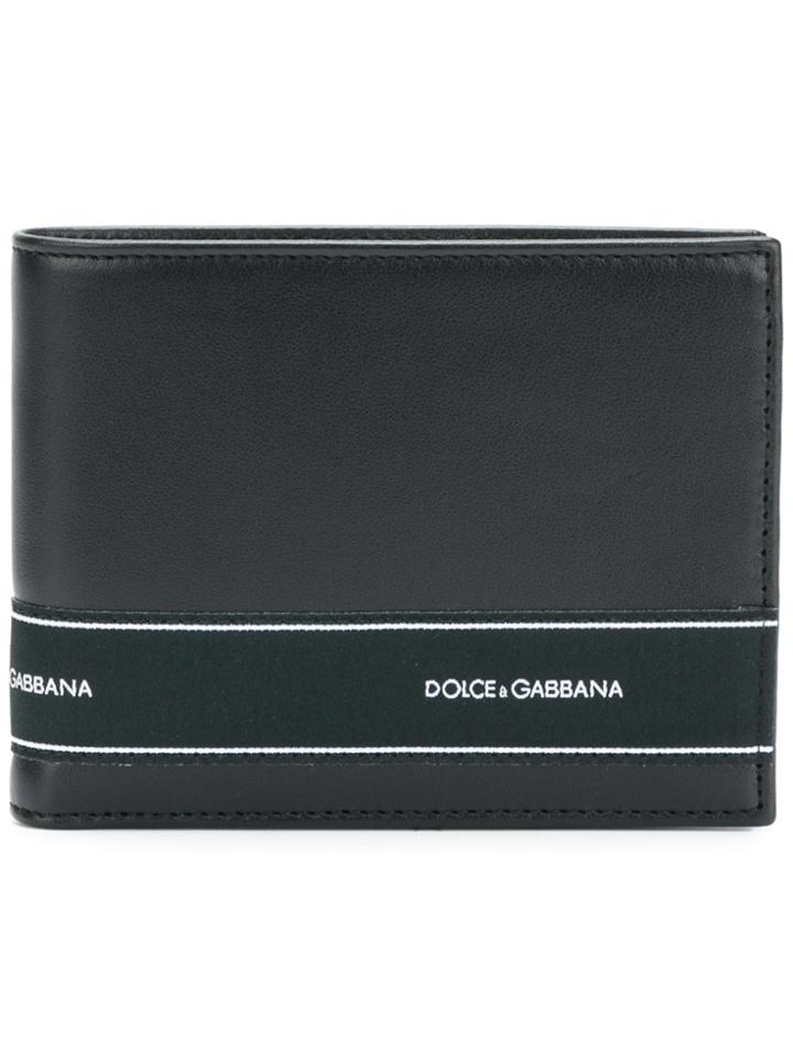 Dolce & Gabbana Bi-fold Logo Wallet - Black