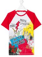 Little Marc Jacobs Punk Rock Print T-shirt - White