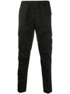 Stone Island Logo Patch Trousers - Black