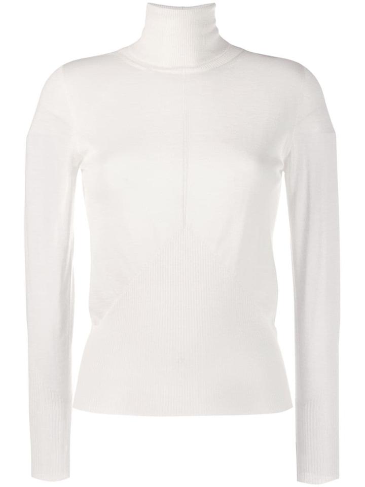Lorena Antoniazzi Roll Neck Jumper - White