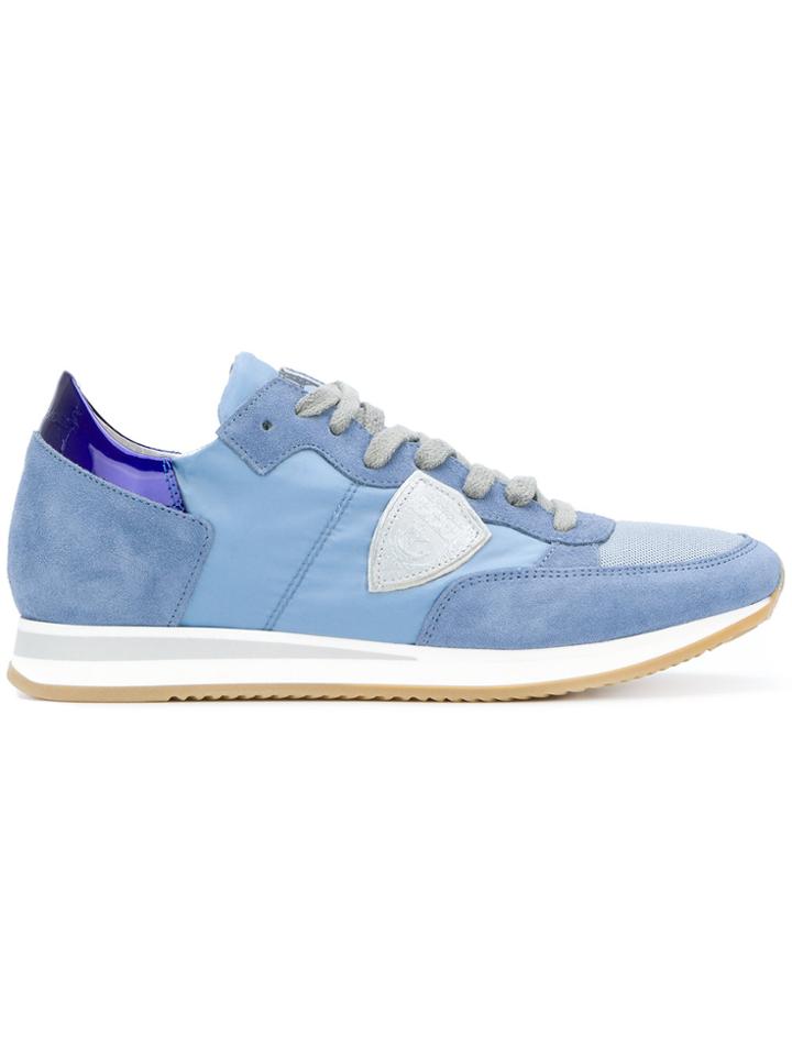 Philippe Model Tropez Panel Sneakers - Blue