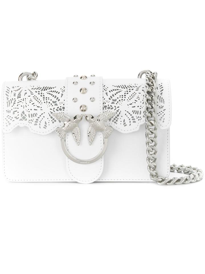 Pinko Love Shoulder Bag - White