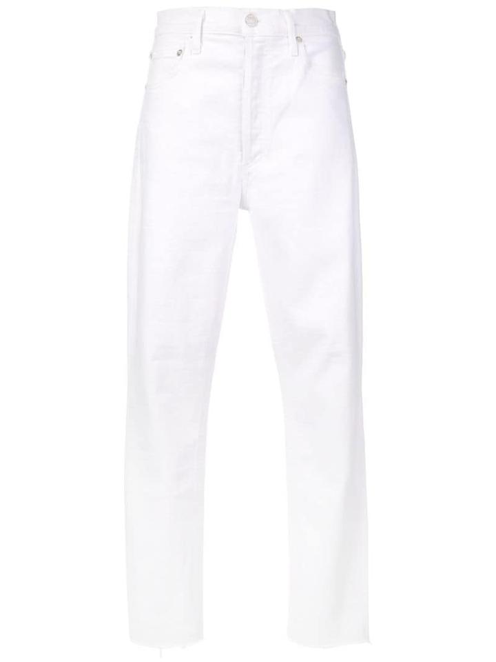 Agolde Nico Slim Fit Jeans - White