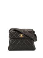 Chanel Pre-owned 1997 Turn-lock Mini Handbag - Black