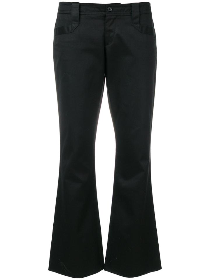 Gucci Vintage Flared Trousers - Black