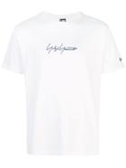 Yohji Yamamoto White Logo T-shirt
