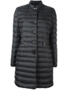 Moncler 'anjony' Padded Coat, Women's, Size: 3, Grey, Feather Down/polyamide