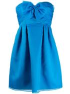 Pinko Bow-embellished Mini Dress - Blue