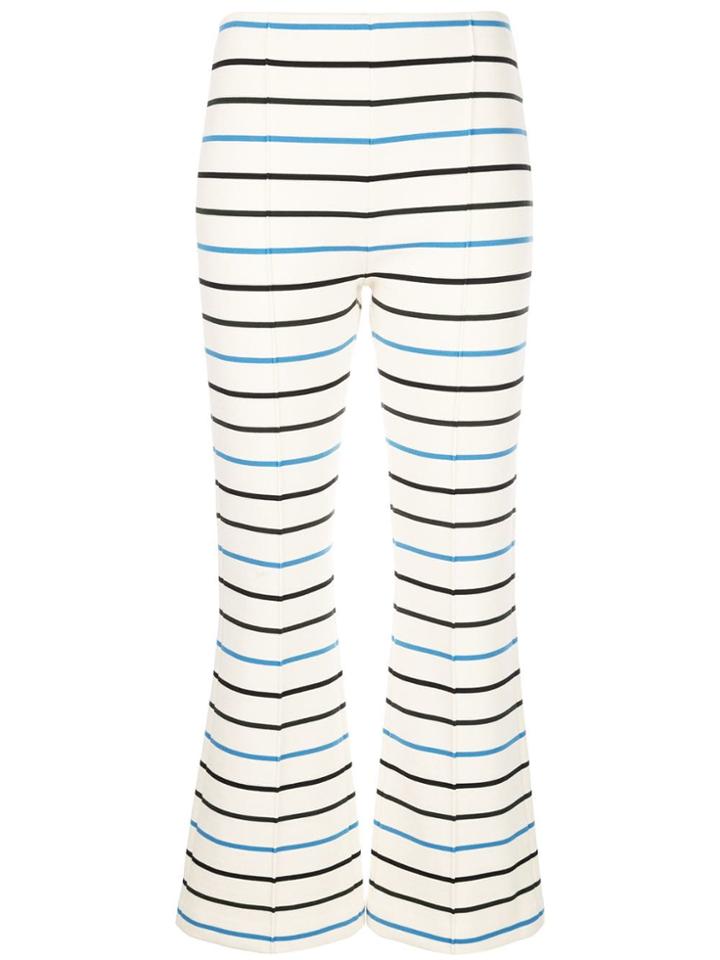Sonia Rykiel Striped Trousers - White