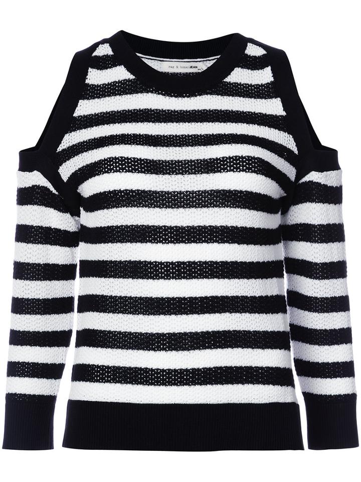 Rag & Bone /jean - Tracey Jumper - Women - Cotton - Xs, Black, Cotton