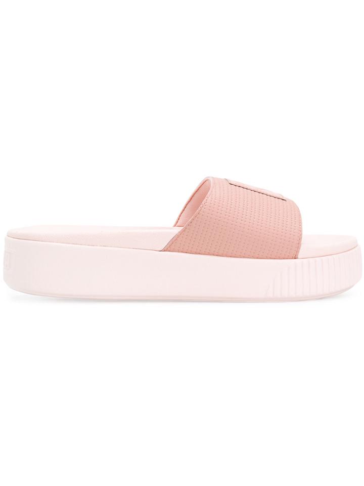 Puma Logo Sliders - Pink & Purple