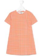 Marni Kids - Checked Dress - Kids - Cotton - 6 Yrs, Yellow/orange