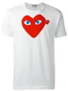Comme Des Garçons Play - Logo Print T-shirt - Men - Cotton - S, White, Cotton