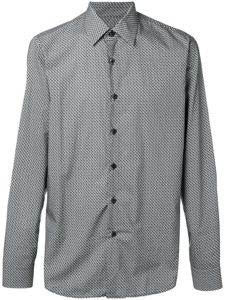 Prada Geometric Printed Shirt - Green