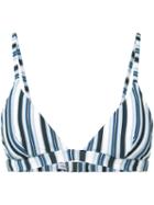Onia - Danni Bikini Top - Women - Nylon/polyester/spandex/elastane - S, Blue, Nylon/polyester/spandex/elastane