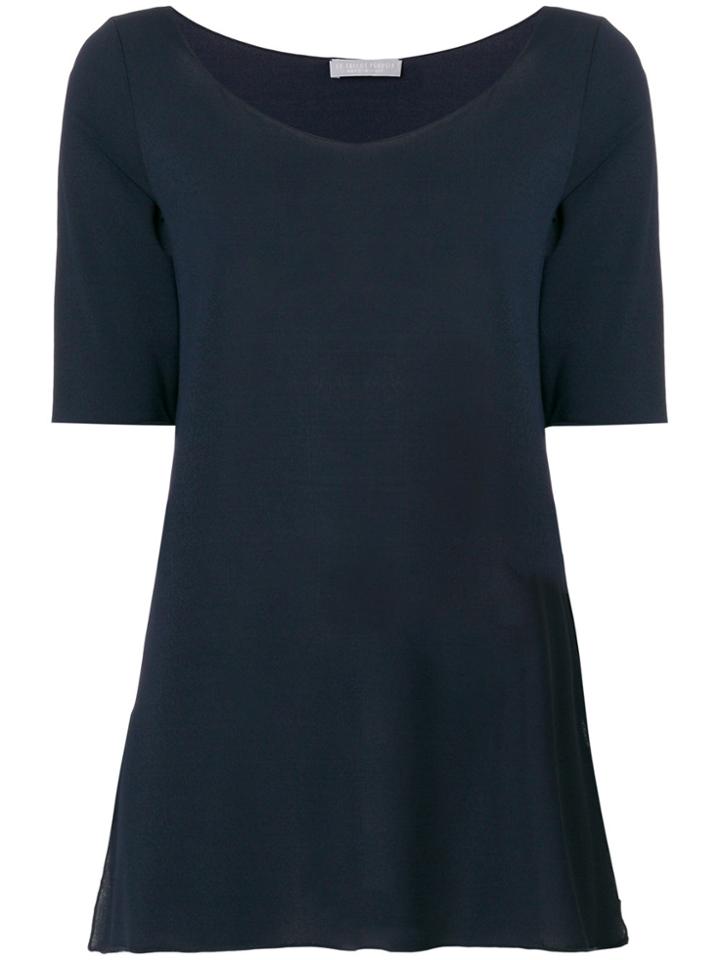 Le Tricot Perugia Short Sleeve T-shirt - Blue