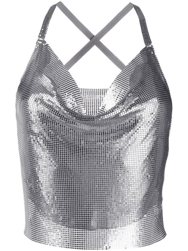 Poster Girl The Zaha Chainmail Top - Metallic