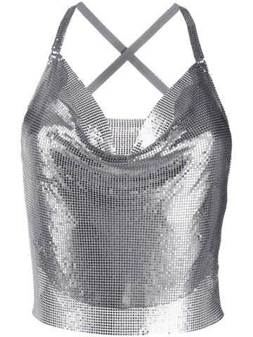 Poster Girl The Zaha Chainmail Top - Metallic