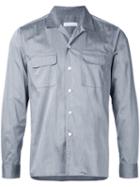 Estnation - Patch Pocket Shirt - Men - Cotton/nylon/polyurethane - M, Grey, Cotton/nylon/polyurethane
