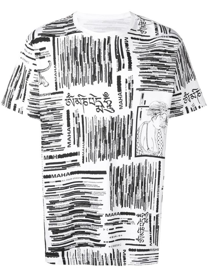 Maharishi Document T-shirt - White