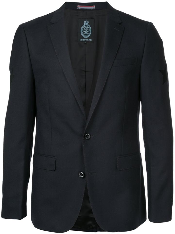 Guild Prime Slim Lapel Blazer - Black