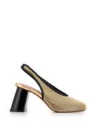 Marni Mesh Pumps - Gold