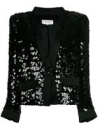 Yves Saint Laurent Vintage Sequinned Jacket - Black