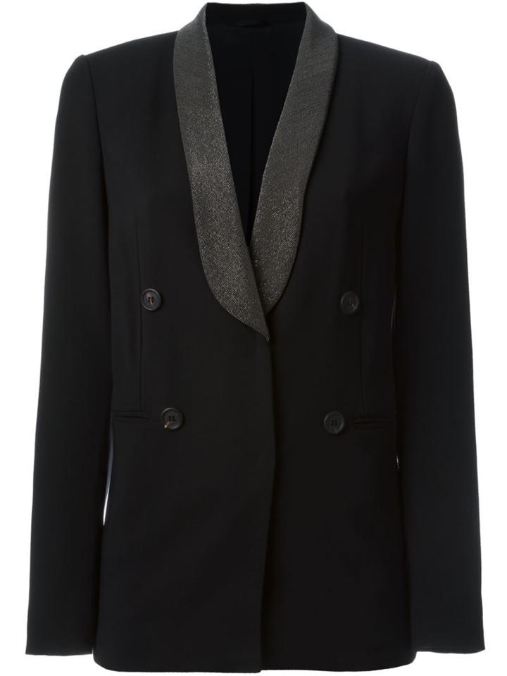 Brunello Cucinelli Metallic Lapel Blazer