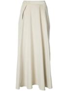 Palmer / Harding - Pleated Skirt - Women - Cotton - 8, Women's, Nude/neutrals, Cotton