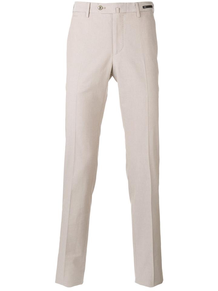 Pt01 - Chino Trousers - Men - Cotton/spandex/elastane - 50, Nude/neutrals, Cotton/spandex/elastane