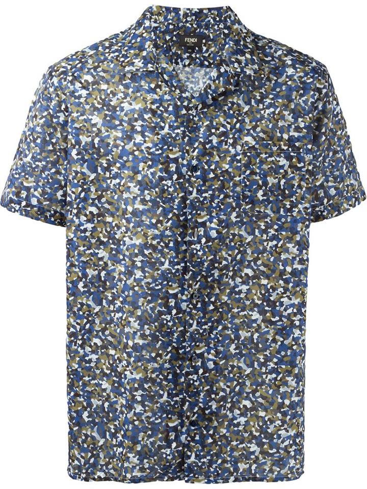 Fendi Granite Print Shirt