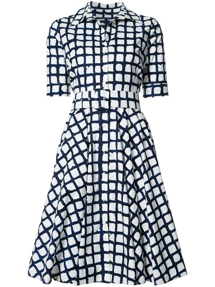 Samantha Sung Gigi Dress, Women's, Size: 6, Blue, Cotton/spandex/elastane