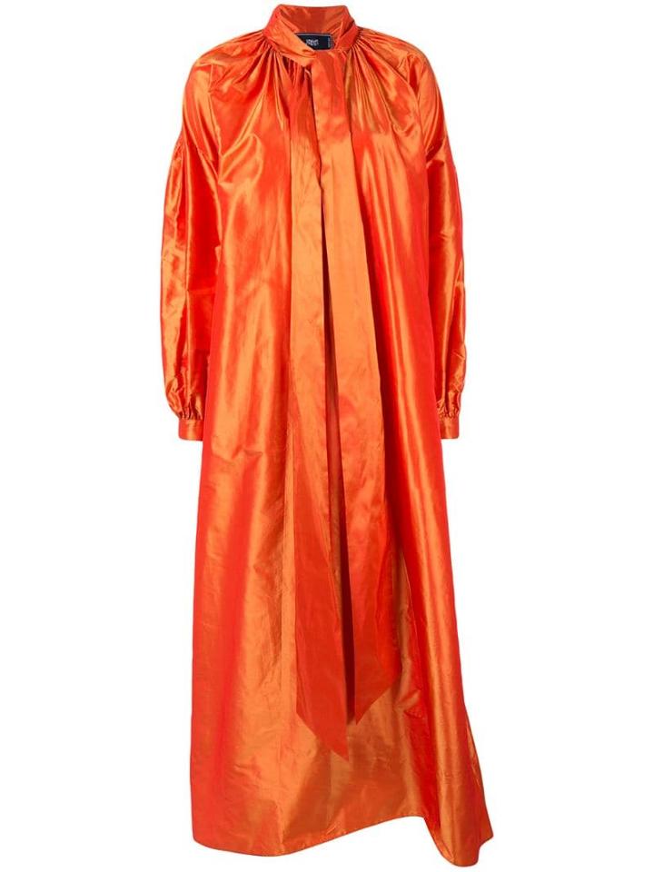 Taller Marmo Oversized Sue Me Coat - Orange