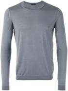 Pal Zileri - Crewneck Sweater - Men - Silk/wool - 50, Grey, Silk/wool