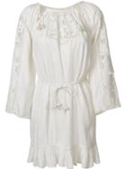 Ulla Johnson Crochet Shift Dress - White