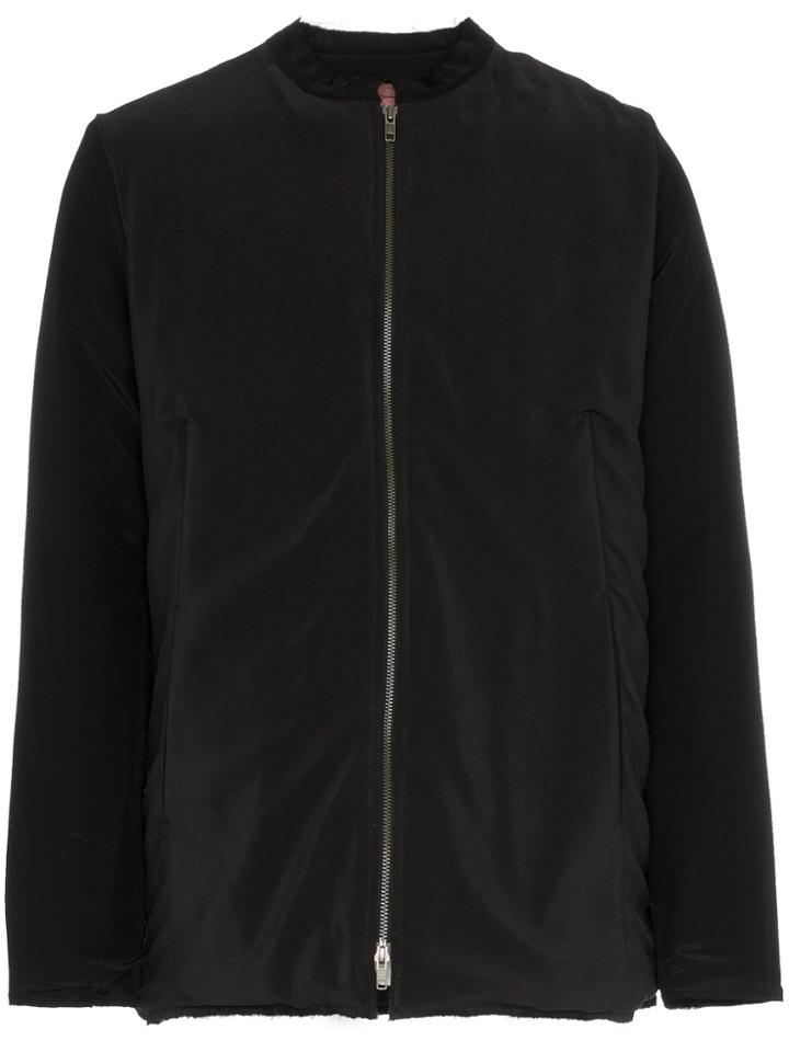 By Walid Silk Floral Jacquard Jacket - Black