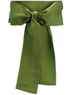 Sara Roka Bow Detail Belt - Green