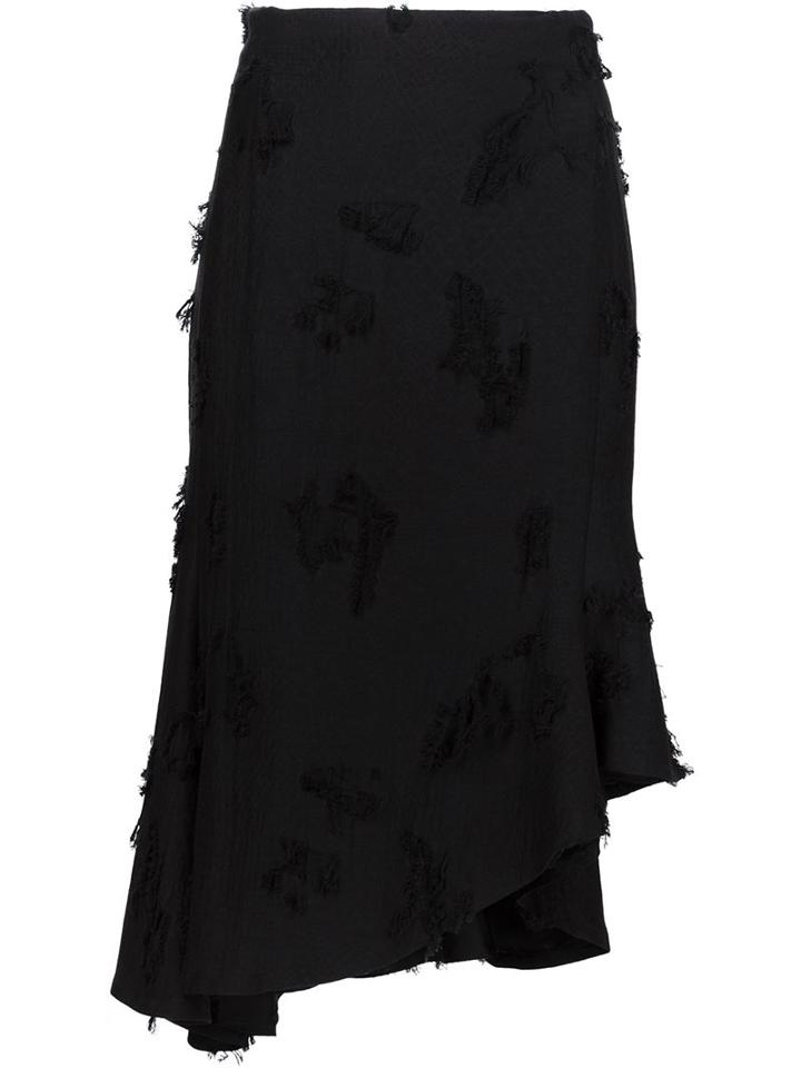 Creatures Of The Wind 'saka' Skirt, Women's, Size: 6, Black, Silk/cotton/linen/flax