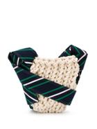Monse Knitted Basket Bag - Neutrals