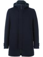 Herno Zipped Hooded Coat