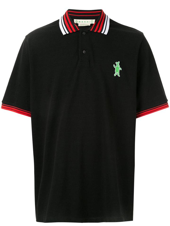 Marni Logo Polo Shirt - Black