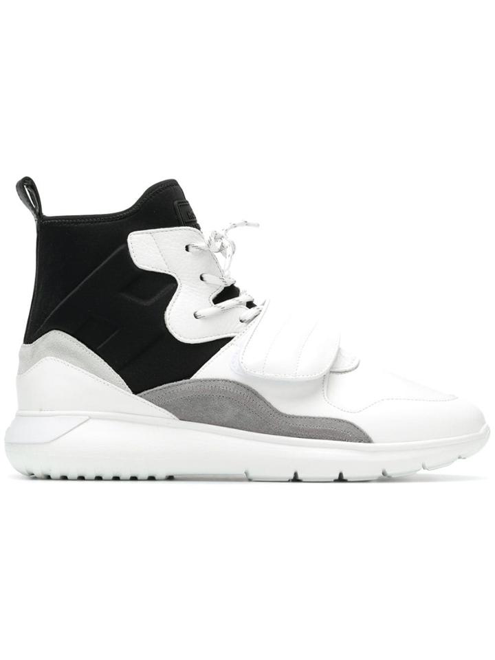 Hogan Hogan Gym3710ay70k0s6edf White Black Neoprene/leather