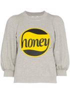 Ganni Lott Isloi Honey Sweatshirt - Grey